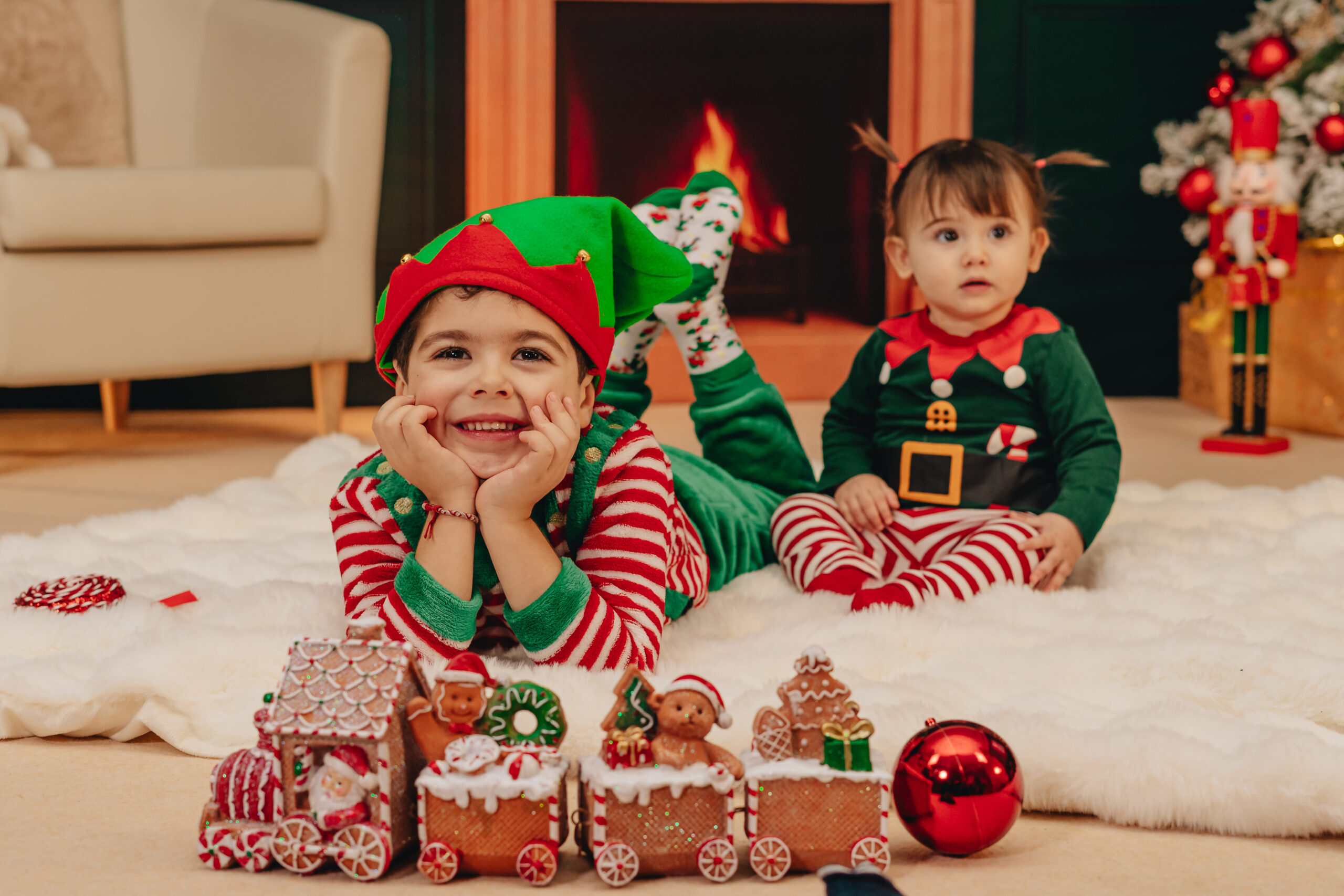 Sesión familiar de Navidad en Z6 Studio