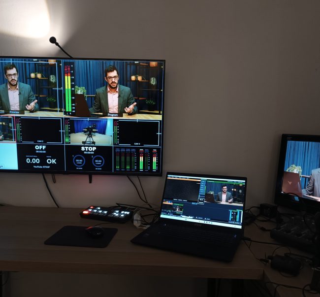 Sala de control independiente en Z6 Studio, estudio de grabación profesional en Zaragoza.
