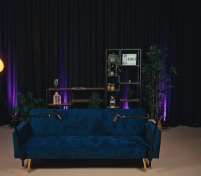 Set de grabación de Podcast z6 studio en Zaragoza